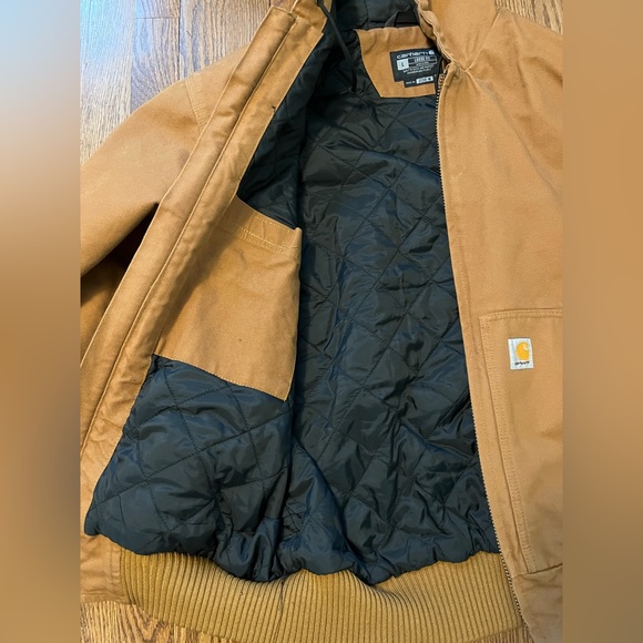 Carhartt Loose Fit Washed Duck Insulated Active Jacket - Picture 2 of 2